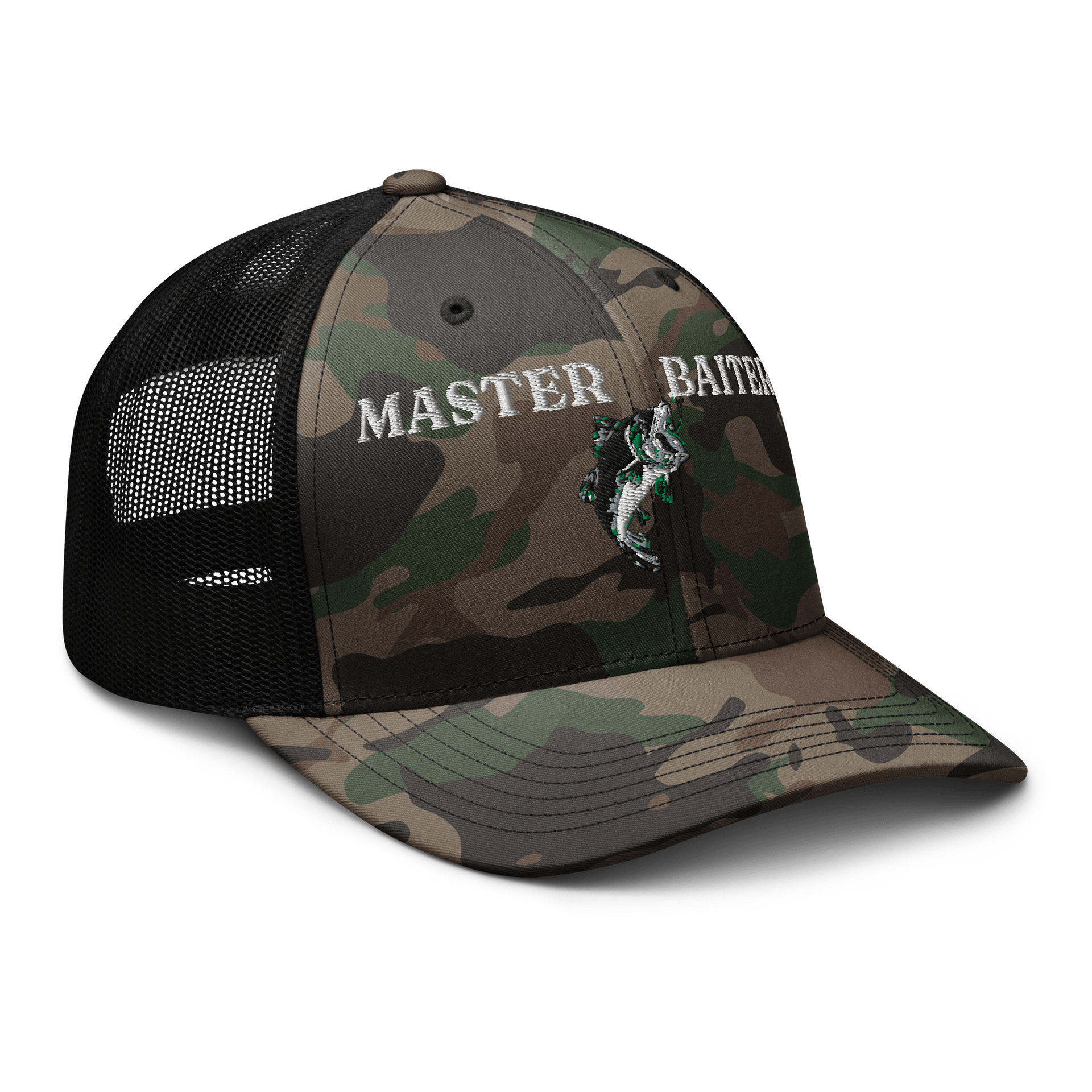 Gone Fishin’ - Camo trucker hat product image (6)