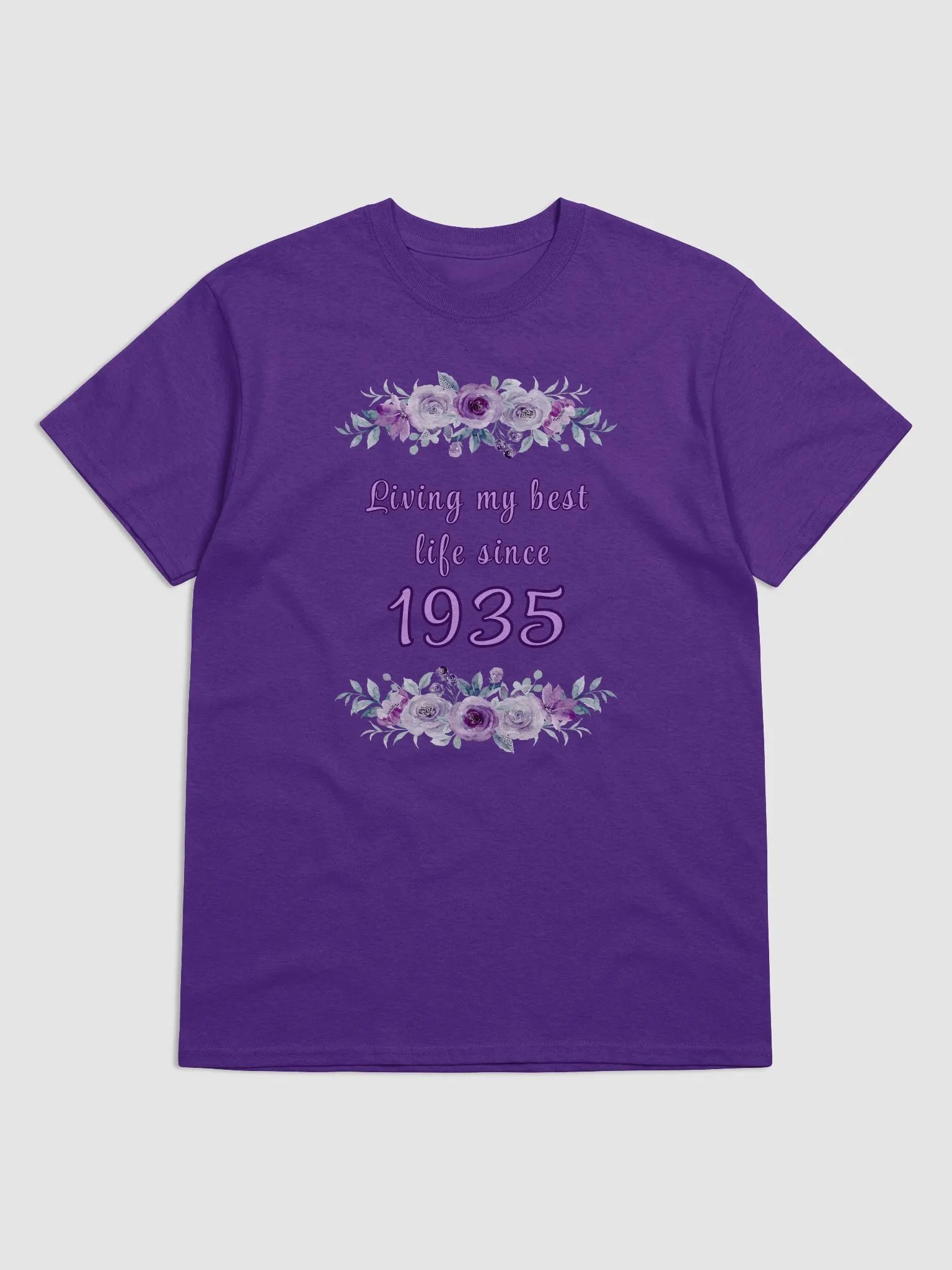 Floral Best Life since 1935 heavyweight Tee product image (2)