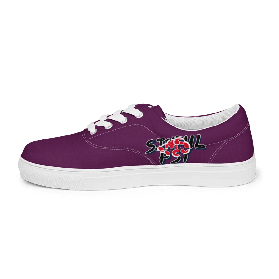 Gengar X Itachi Women's Lace-Up Canvas Shoes product image (6)