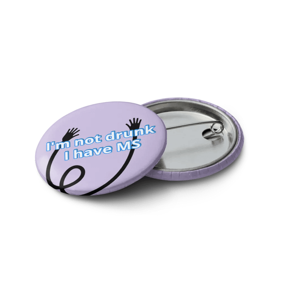 MS Multiple Sclerosis Awareness pin badges product image (12)