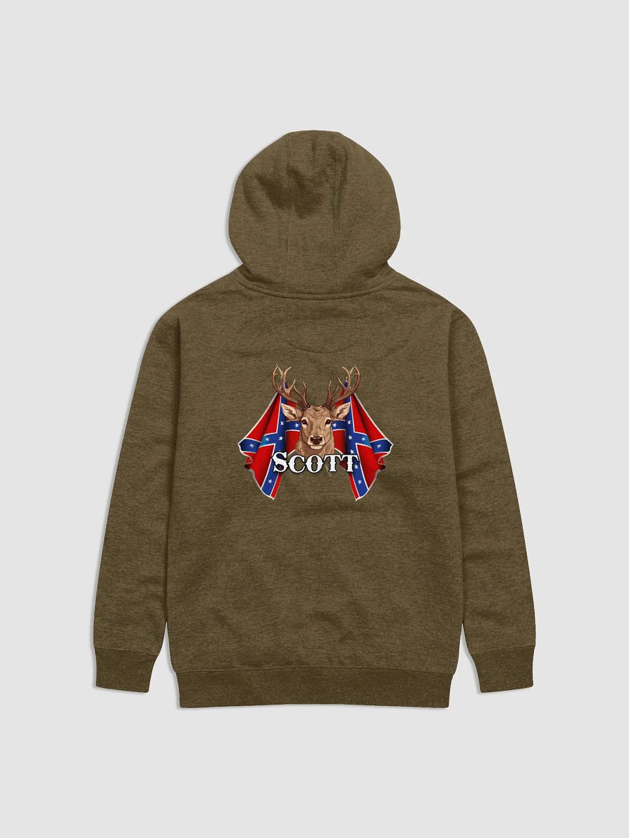 "Scott" Last Name Rebel Redneck Deer - Adult Hoodie product image (2)