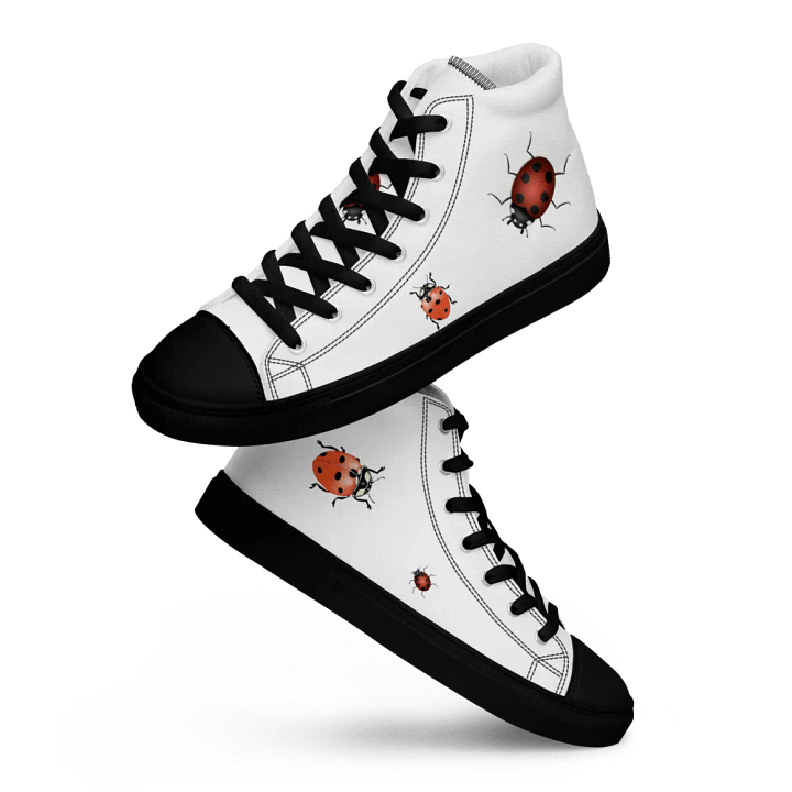 "Ladybug" Womens Canvas Hi-Tops product image (2)