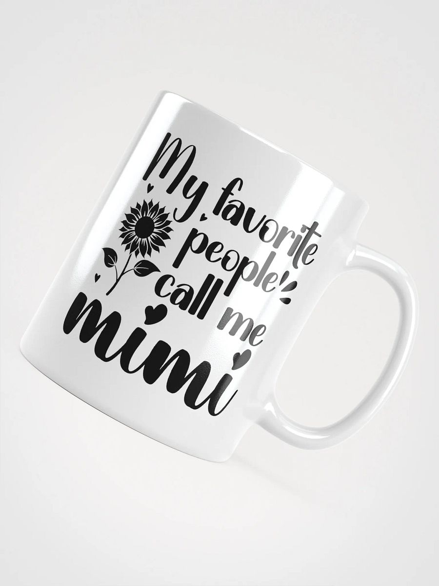 My Favorite People Call Me Cool MIMI Grandma White Ceramic Mug product image (4)