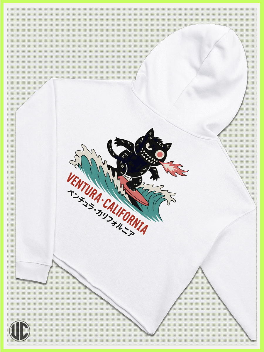 UnkoCon – Ventura CA Surfer Crop Hoodie product image (4)