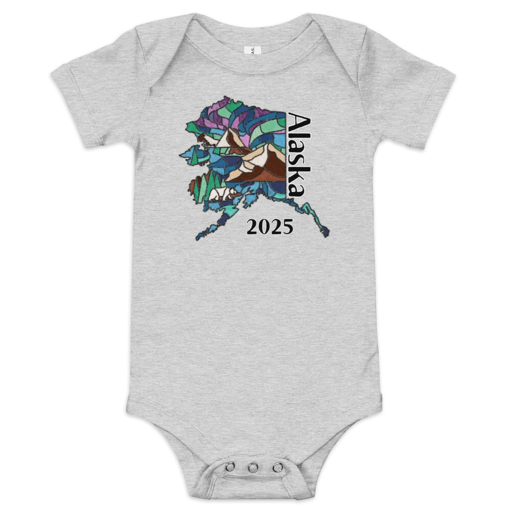 Great Alaskan Family Adventure: Stained Glass Baby Bodysuit product image (1)