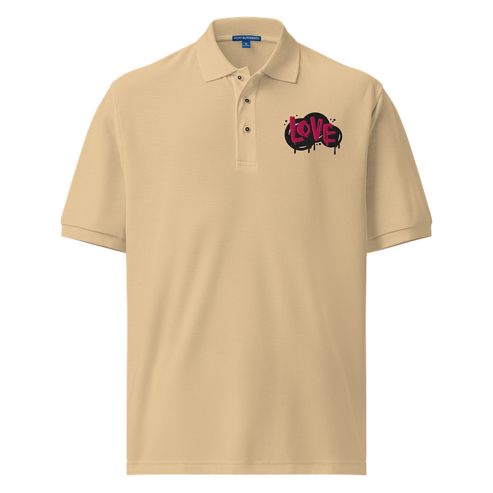 Love Drip Pink Polo Shirt product image (1)