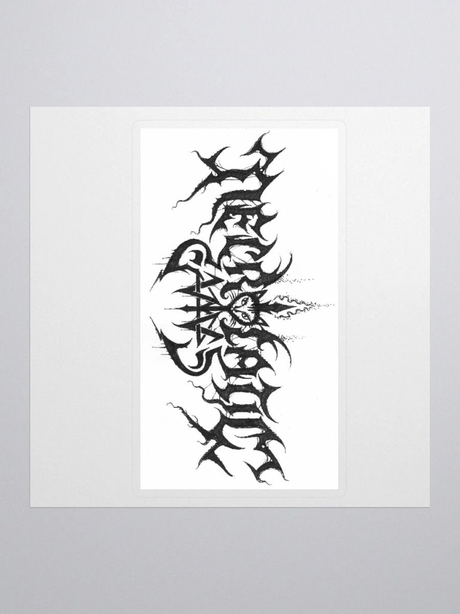 NecroCaticGames Logo Sticker product image (1)