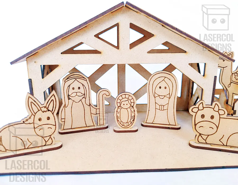 Nativity Scene - Christmas Gift - Laser Cut Files product image (7)