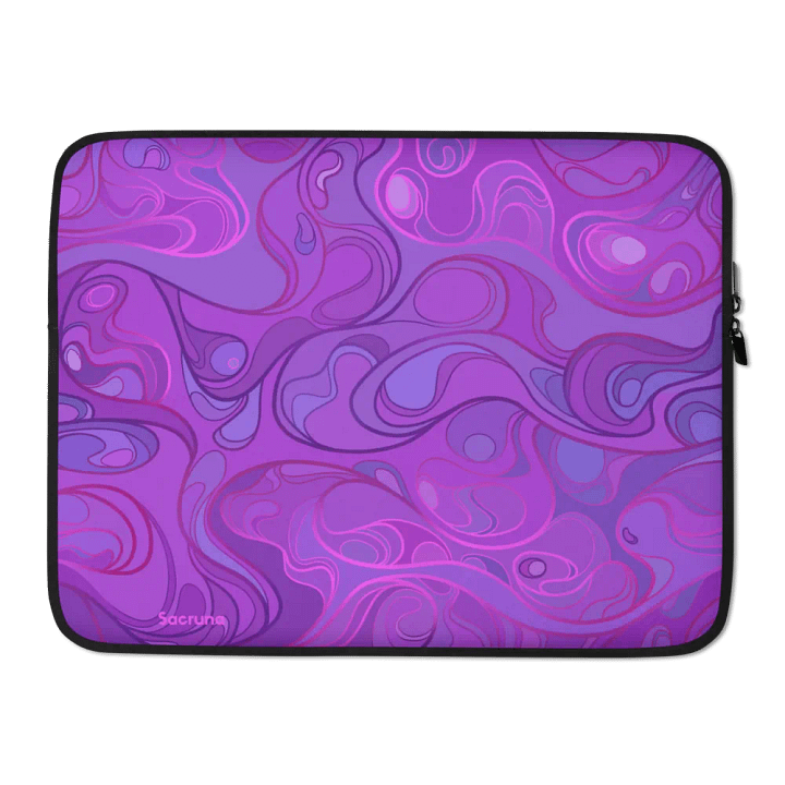 PURPLE SWIRL - Laptop Sleeve product image (2)