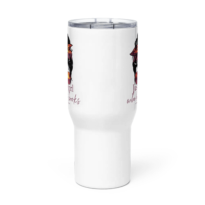 Just a girl who loves books, travel mug product image (2)