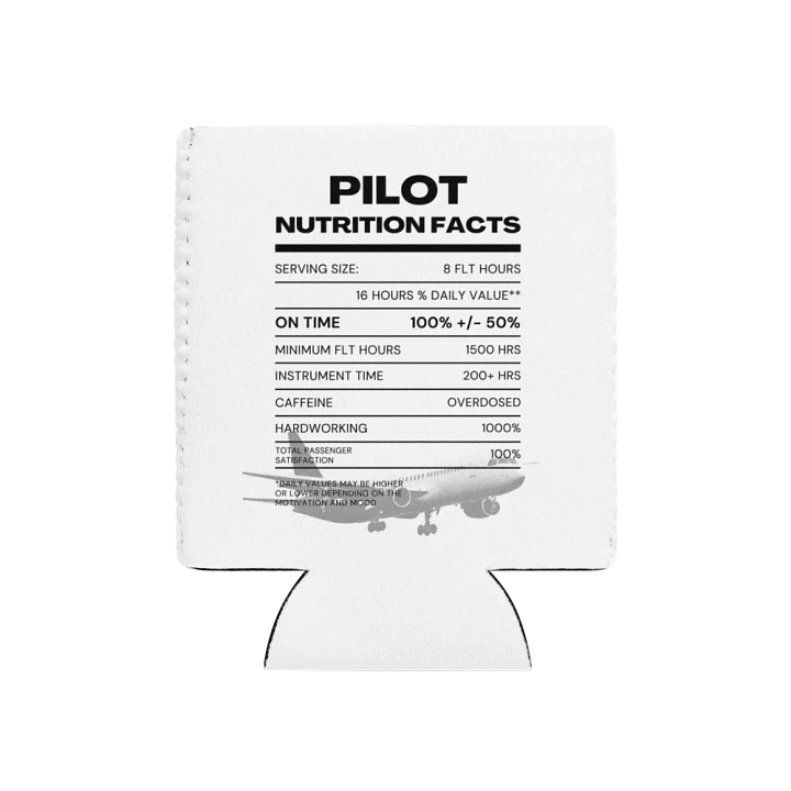 Vintage Plane Lover Can Cooler product image (2)
