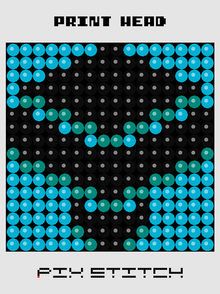 Print Head Pixel Art product image (1)