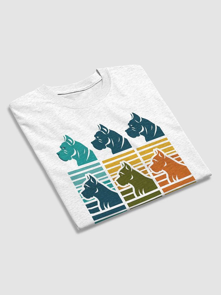 Classic Cane Corso Retro Tee – Vintage Distressed Colors product image (2)