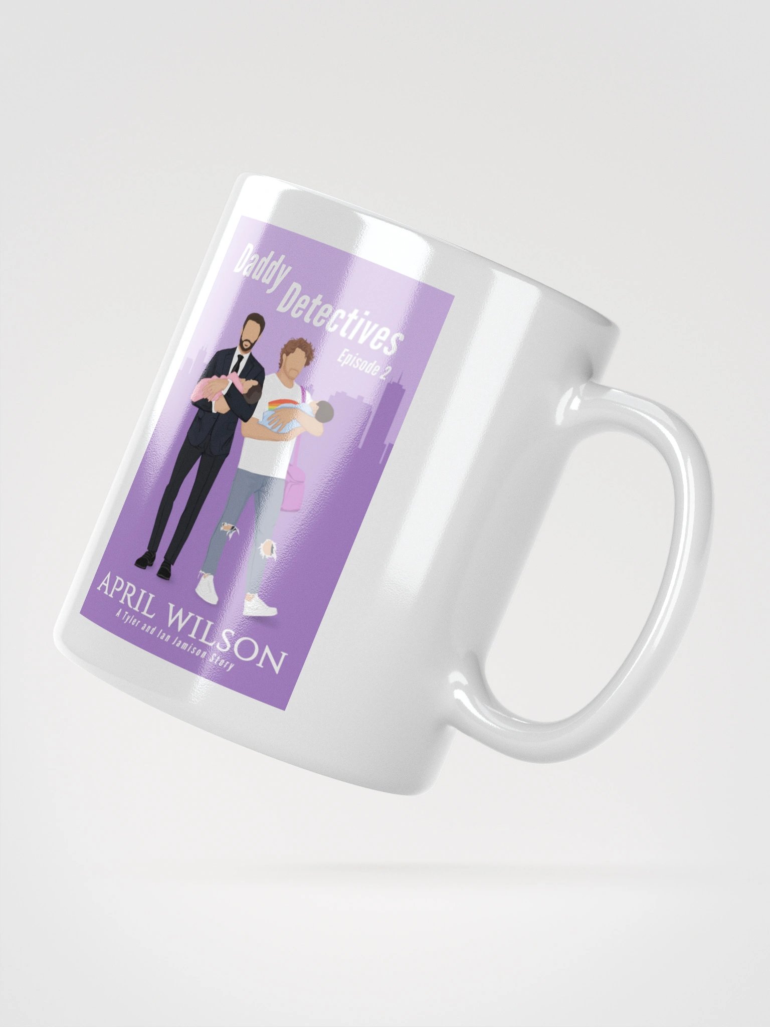 White Ceramic Mug - Daddy Detectives Episode 2 product image (4)