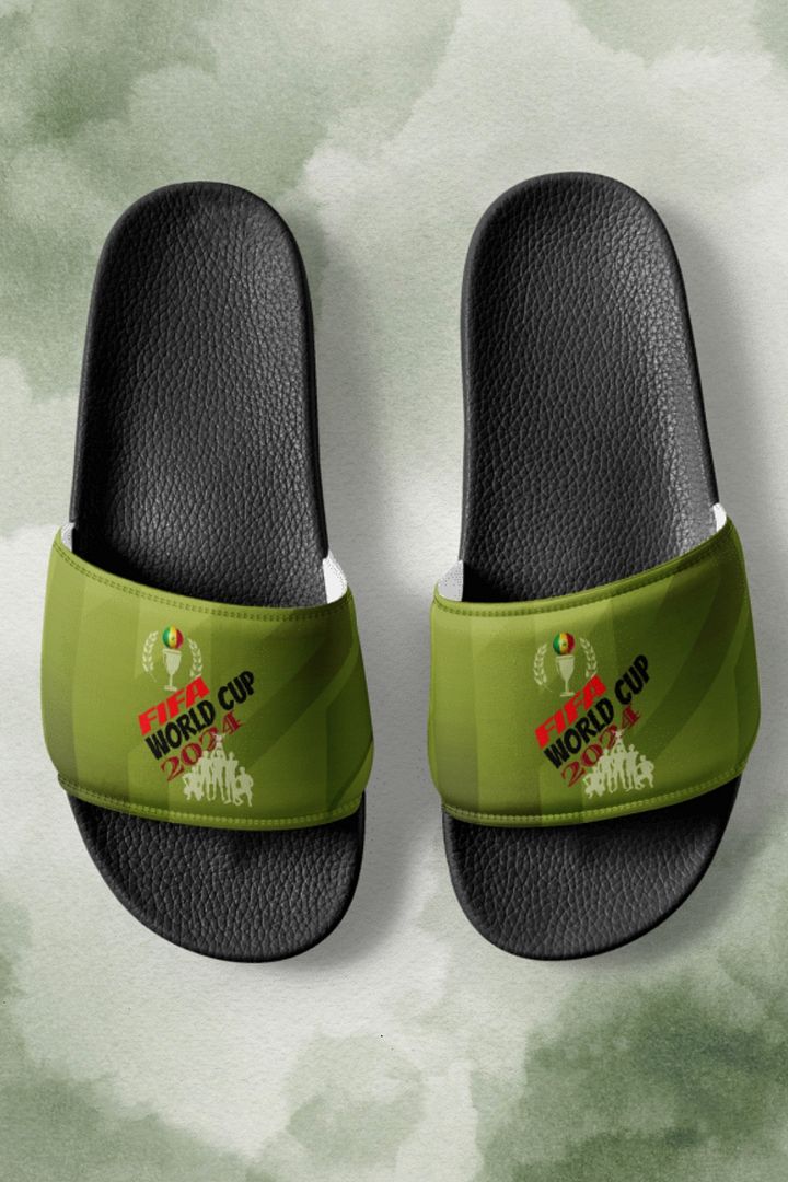 Fifa World Cup 2024 Spain All Over Print Slip On Slides product image (1)