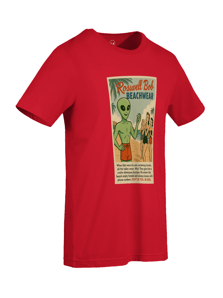 Roswell Aliens 1950's Beachwear Retro Poster Unisex T-Shirt product image (69)