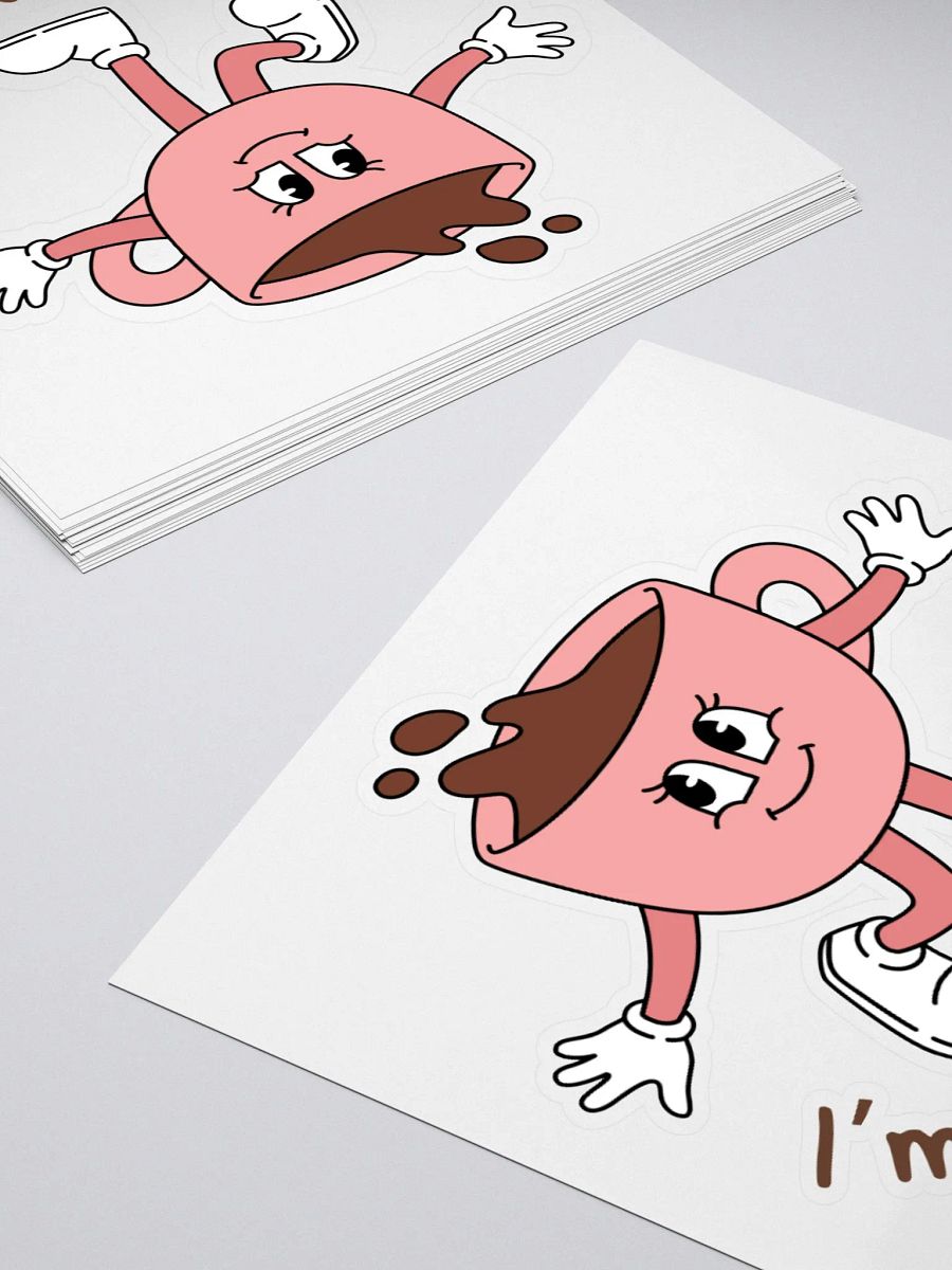 I'm a morning pooper Sticker product image (4)