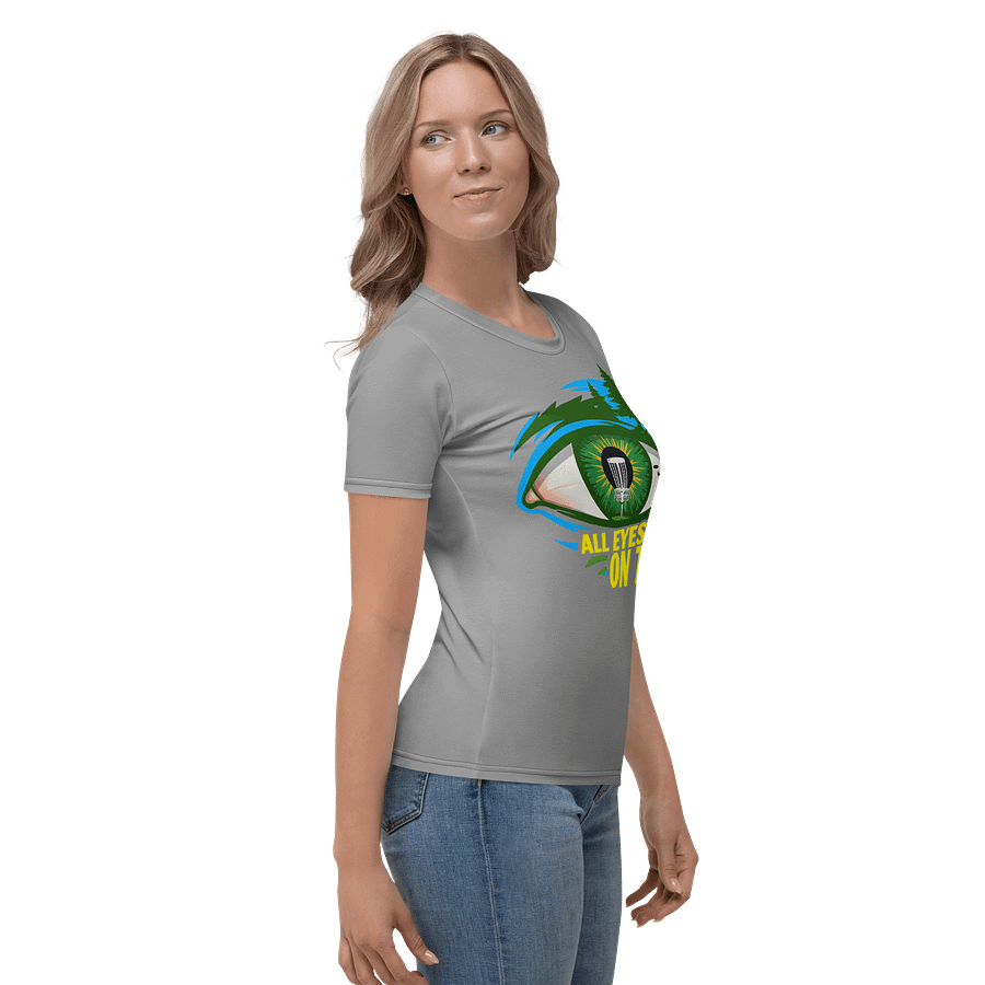 Fancy Lads Women's Grey T-shirt "All Eyes On Tee" product image (5)