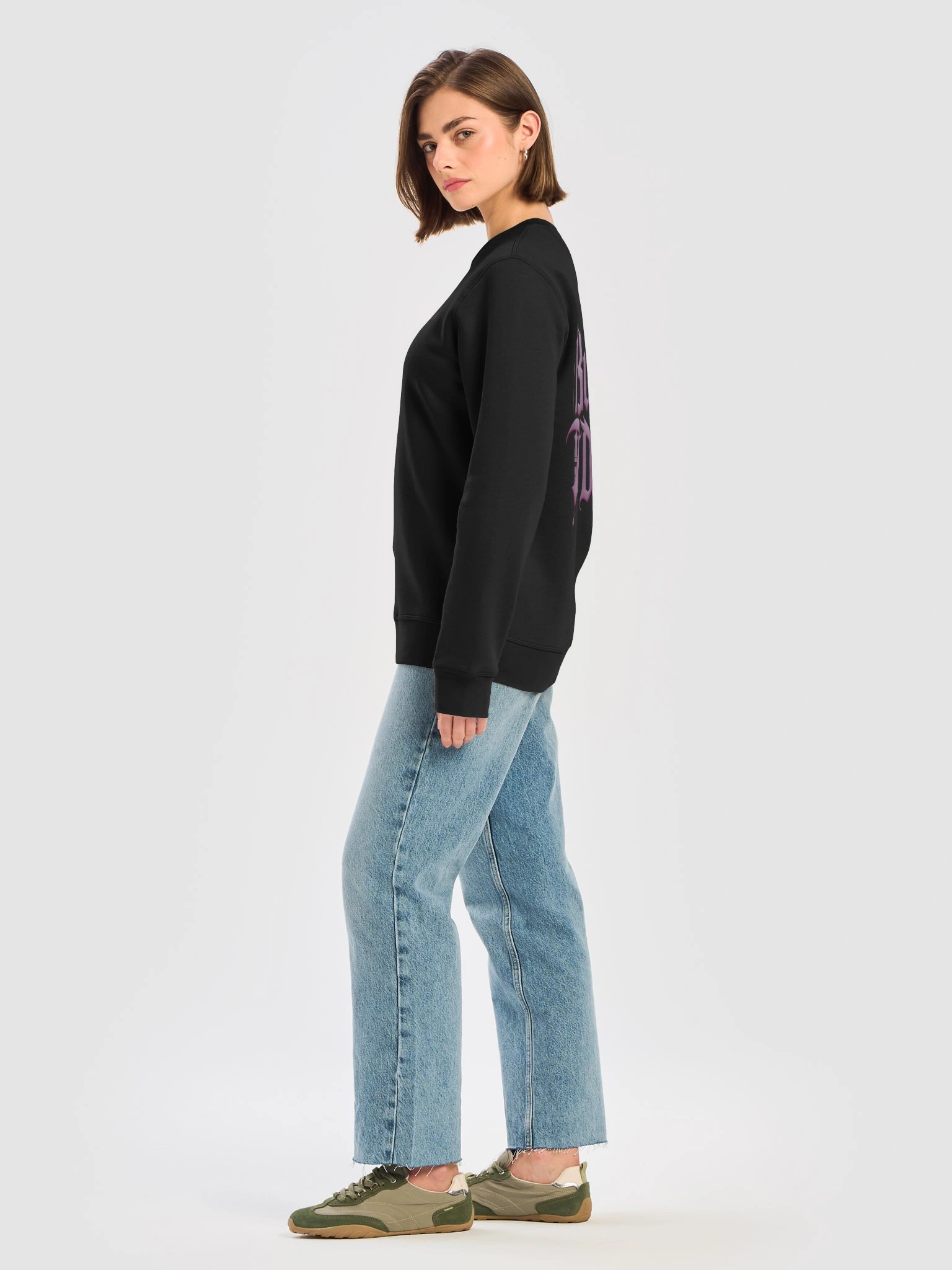 Tracibooo Classic Pink/Black Crewneck product image (8)