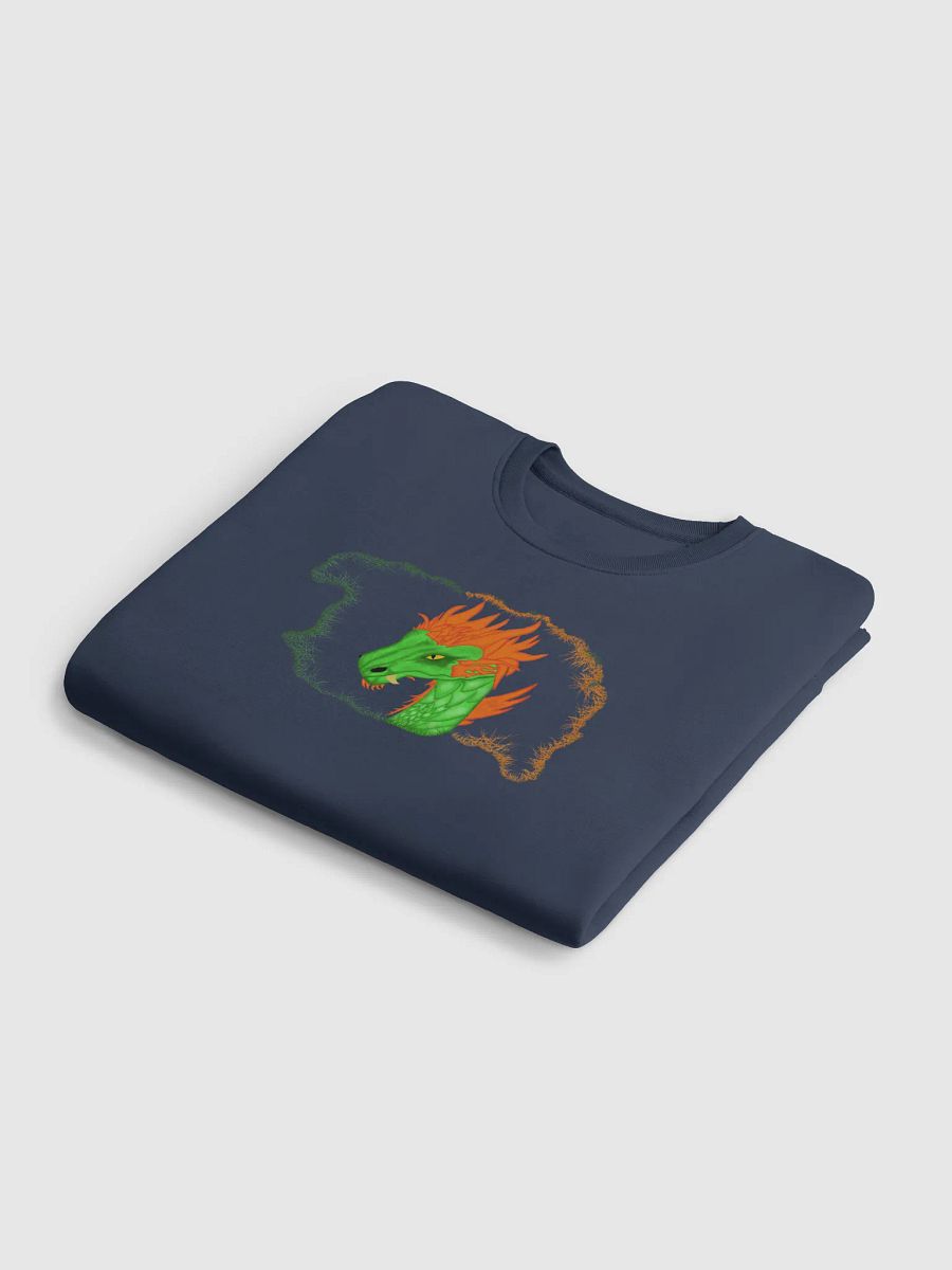 Vibrant Dragon Head Unisex Eco Sweatshirt product image (6)