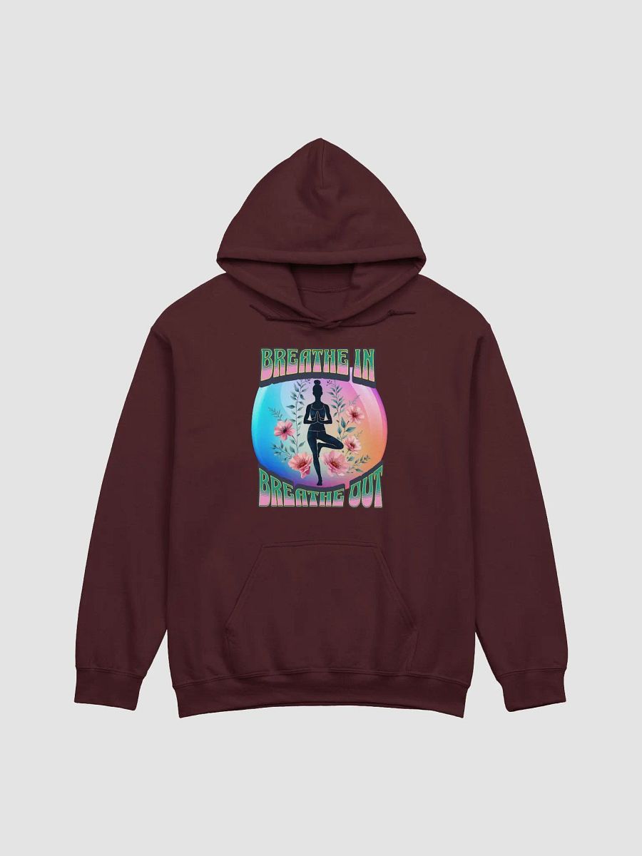 Breathe In Breathe Out Yoga Zen Floral Breathe Classic Hoodie product image (9)