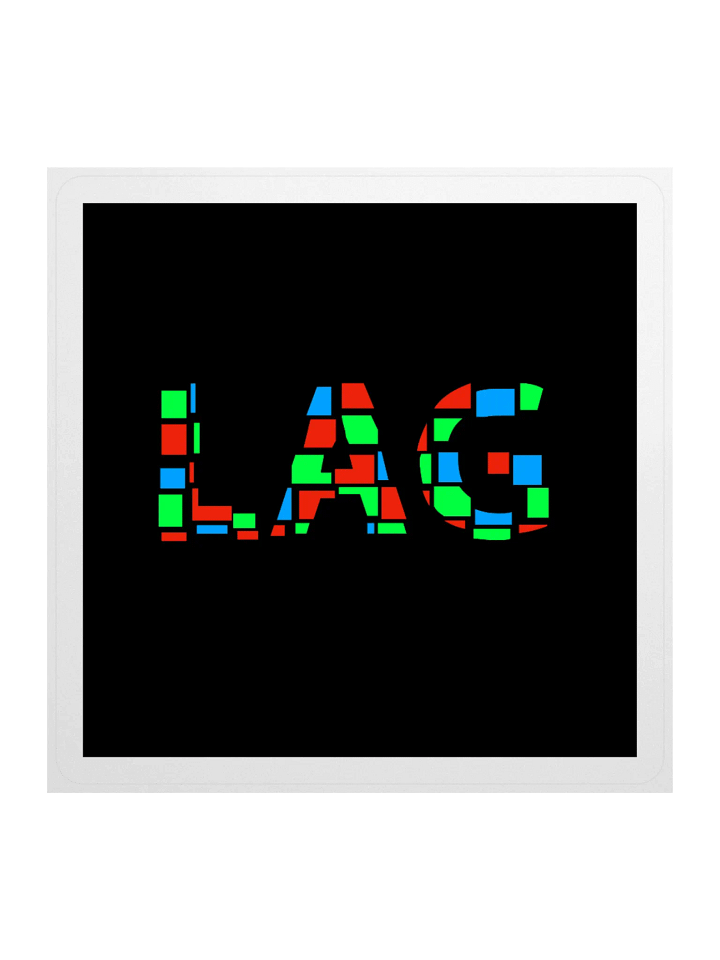 LAG • Broken RVB Edition sticker product image (1)