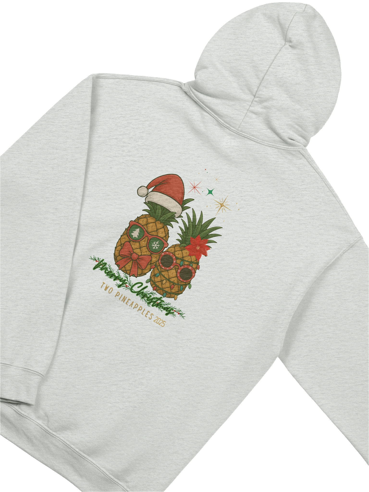 Festive Christmas Pineapples 2025 Hoodie product image (2)
