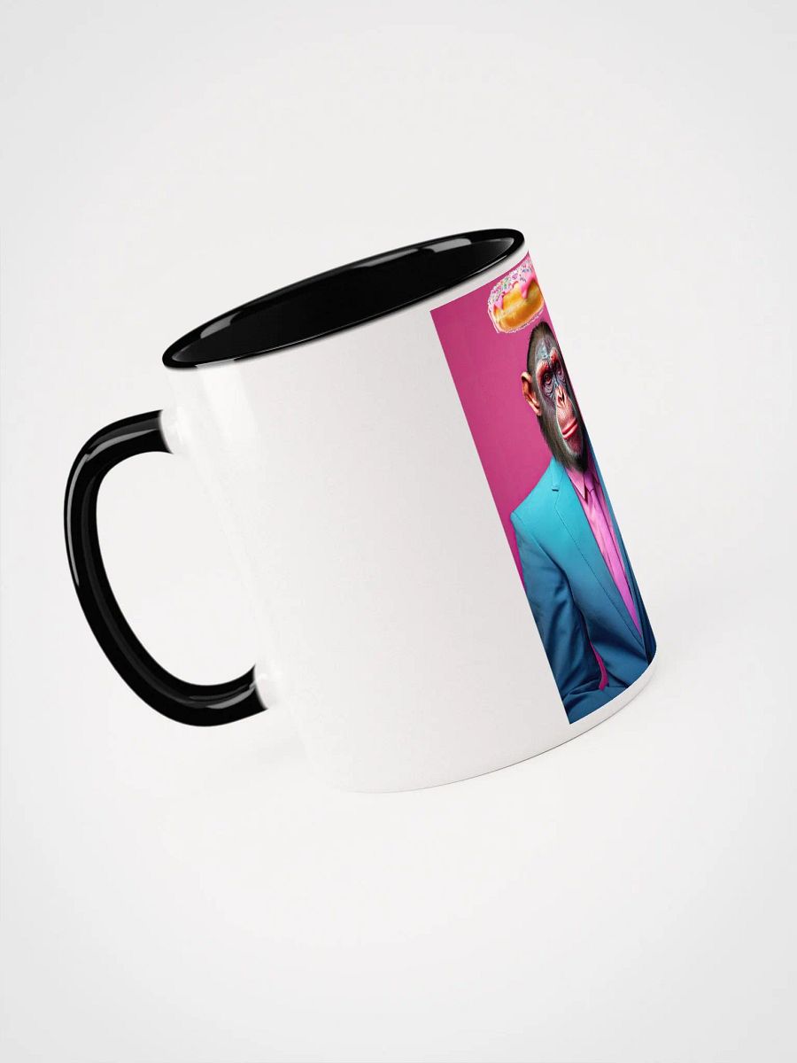 Flying Donut over Business Chimp Mug product image (17)