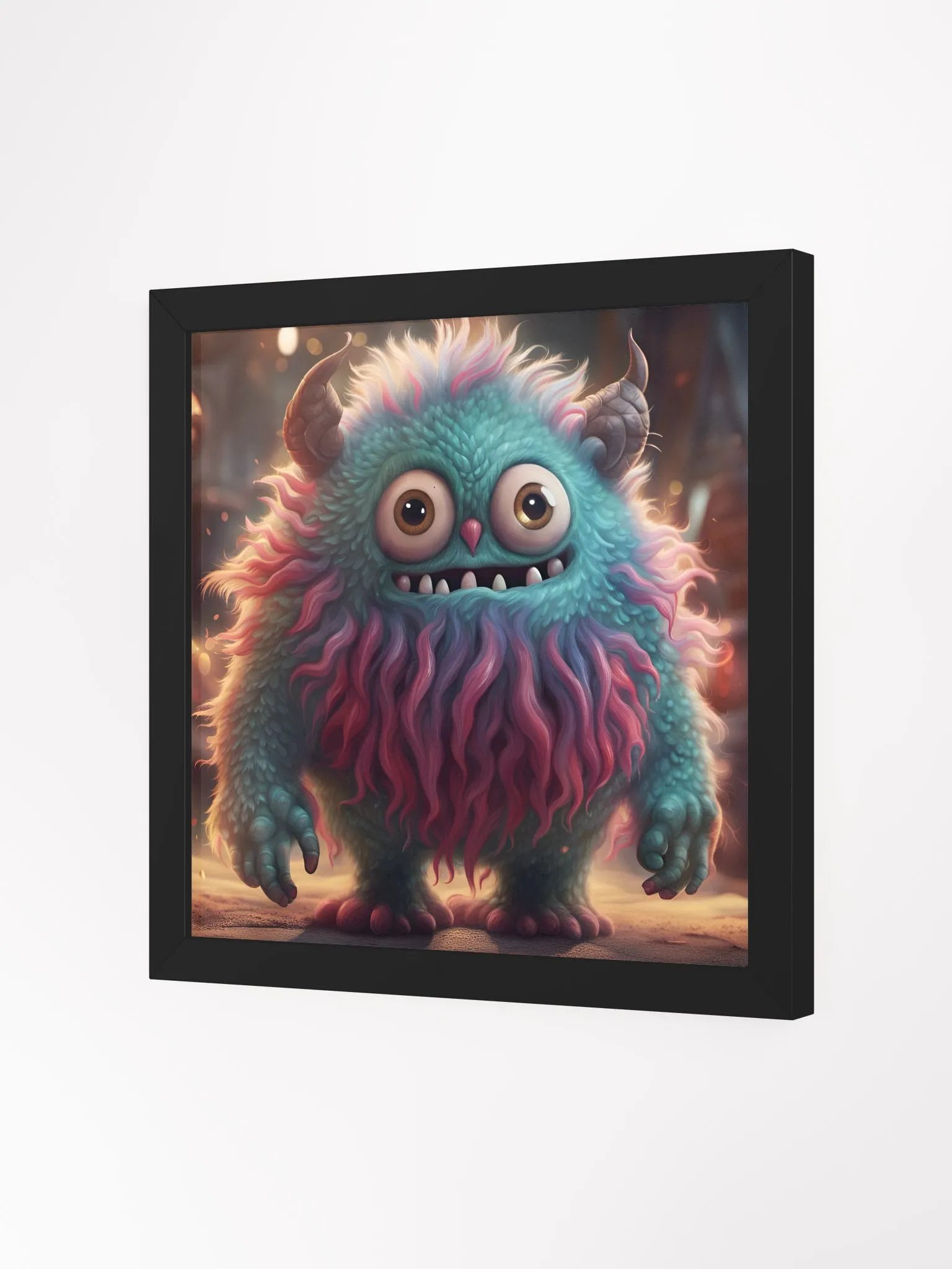 Framed Cute Monster Poster product image (2)