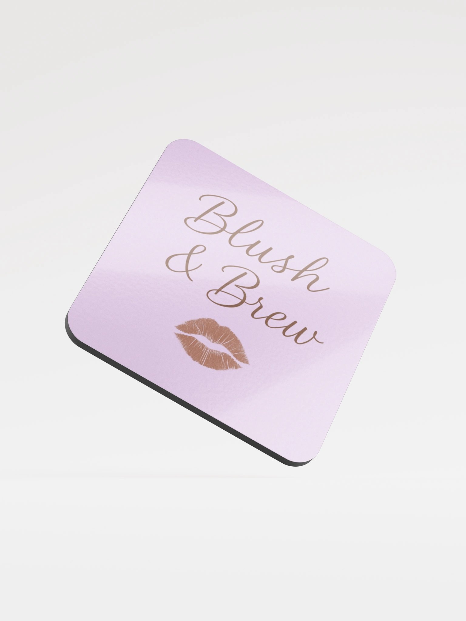 Blush & Brew Purple Coaster product image (1)