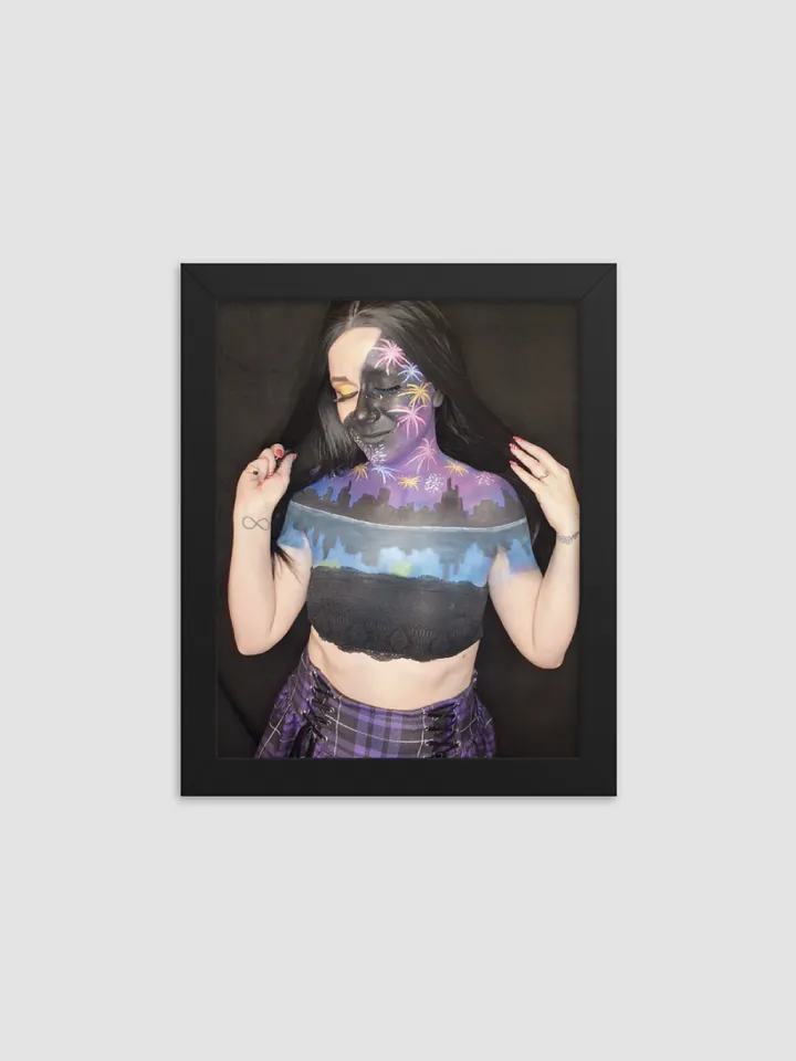 New Years Eve Fireworks - Framed High-Quality Matte Poster product image (1)