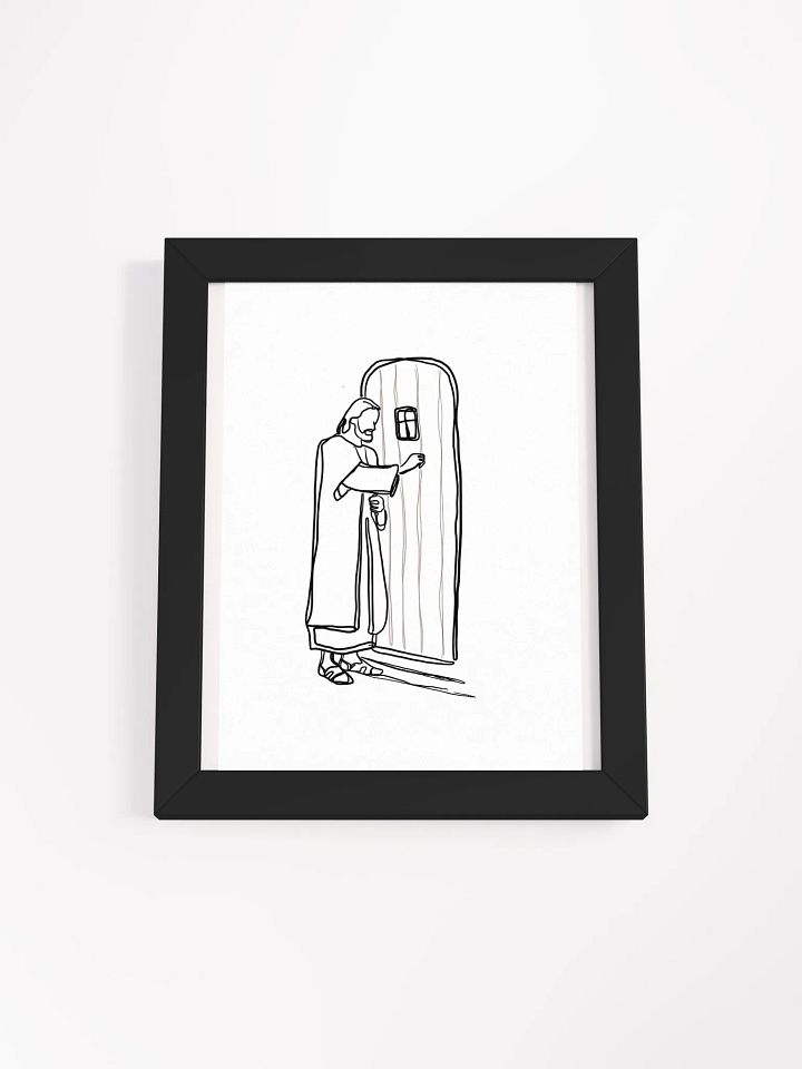 'I Stand At The Door & Knock' Line Drawing product image (1)