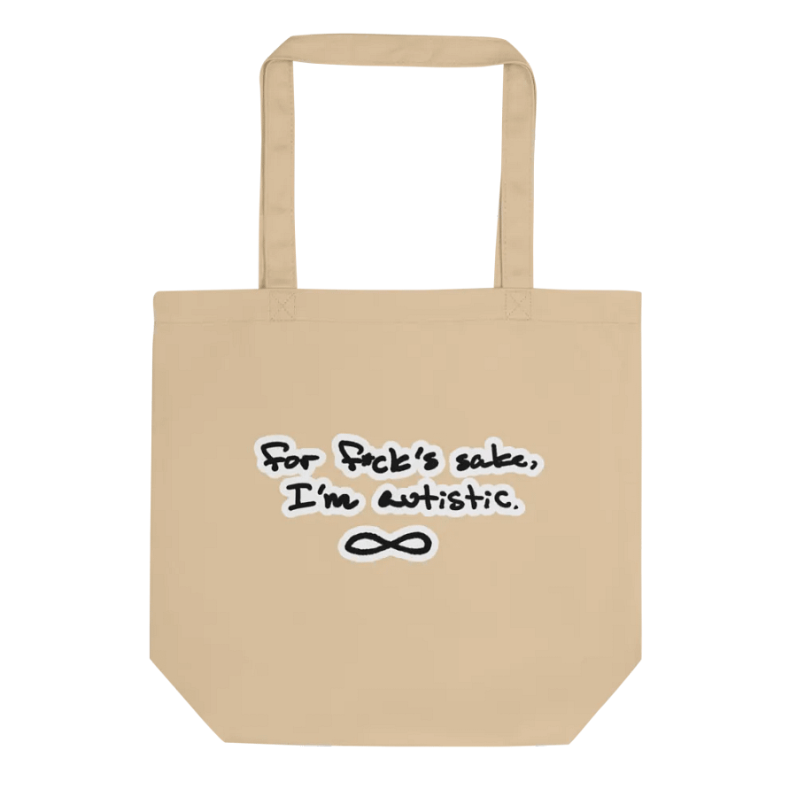 FFS, I'm autistic. (bubble design) tote bag product image (1)