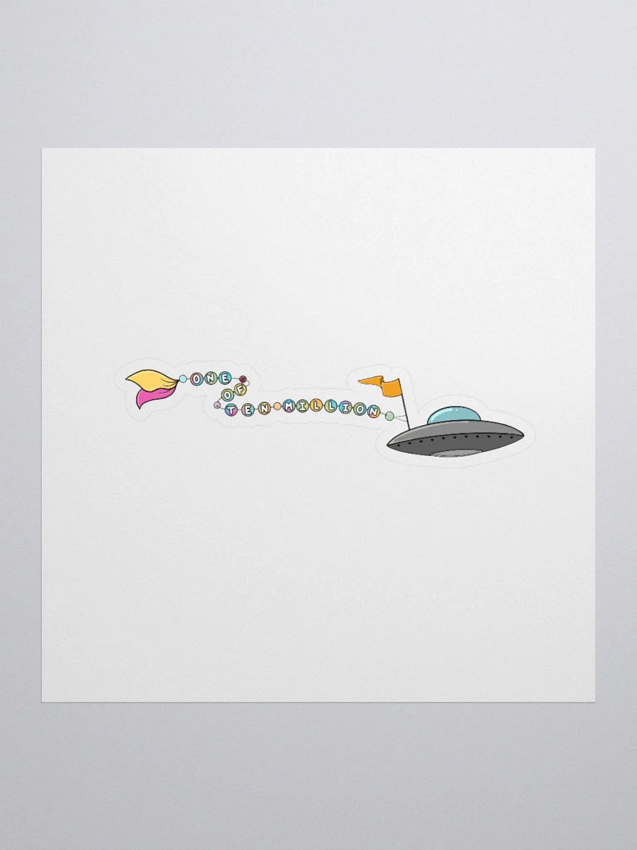 One of Ten Million Sticker product image (1)