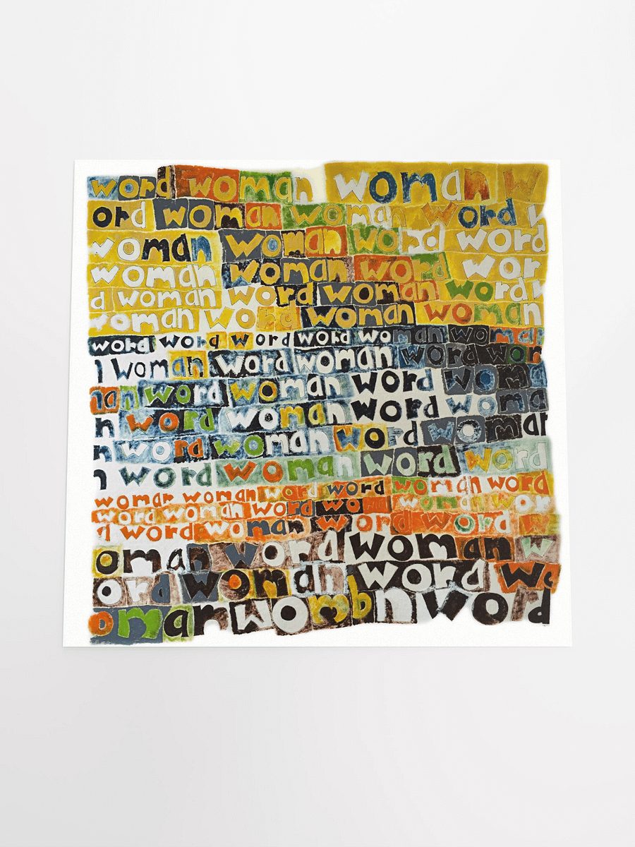 Word Woman Poster product image (5)