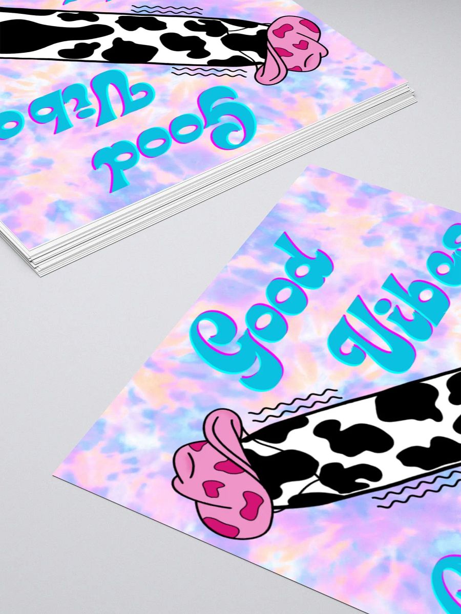 Good Vibes Only Matte Sticker product image (11)