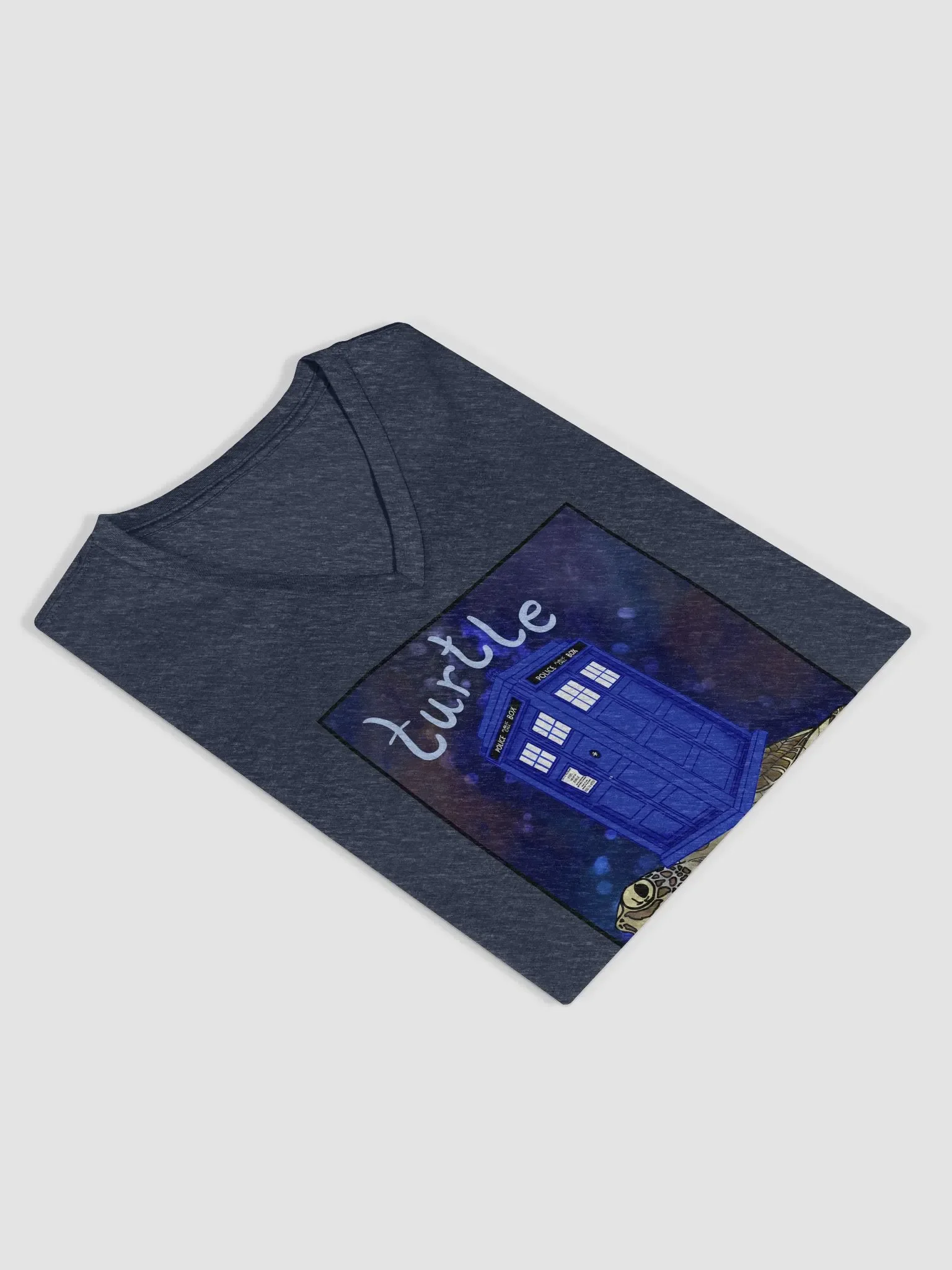 Turtle Powered V-Neck Relaxed T-Shirt product image (4)