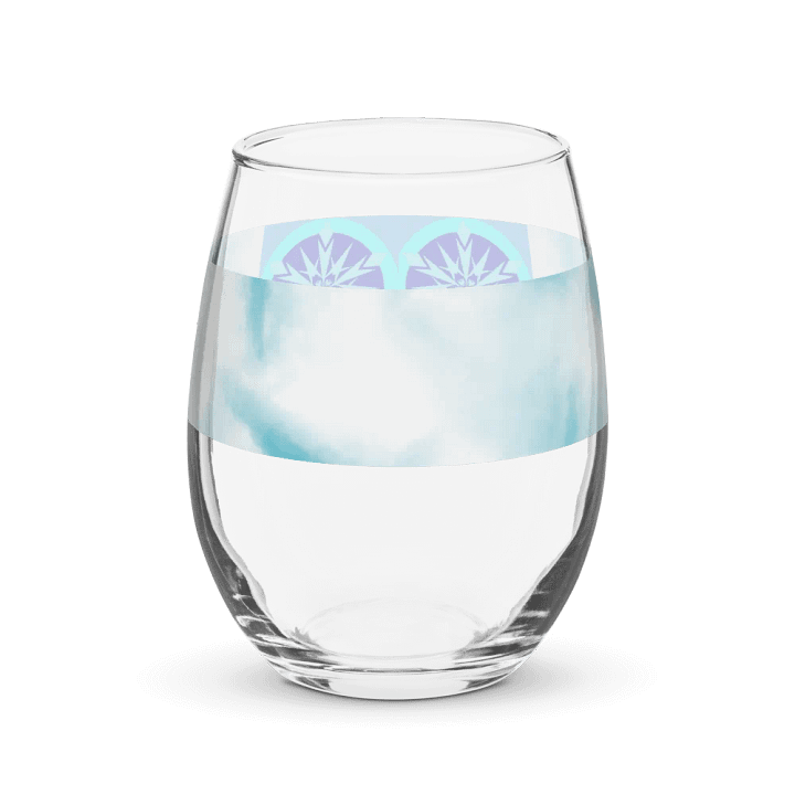 snowflake Stemless Wine Glass product image (1)
