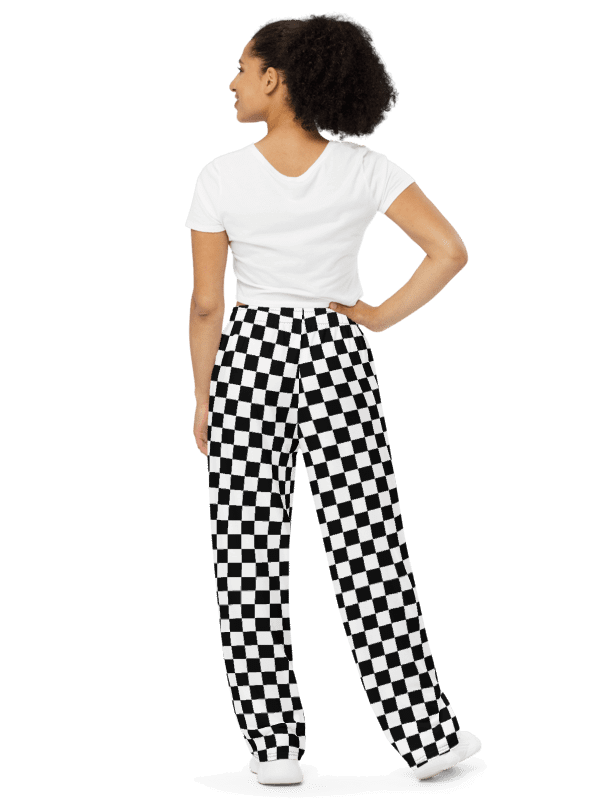 Valentine Westie Checkered Wide Leg Pants product image (2)