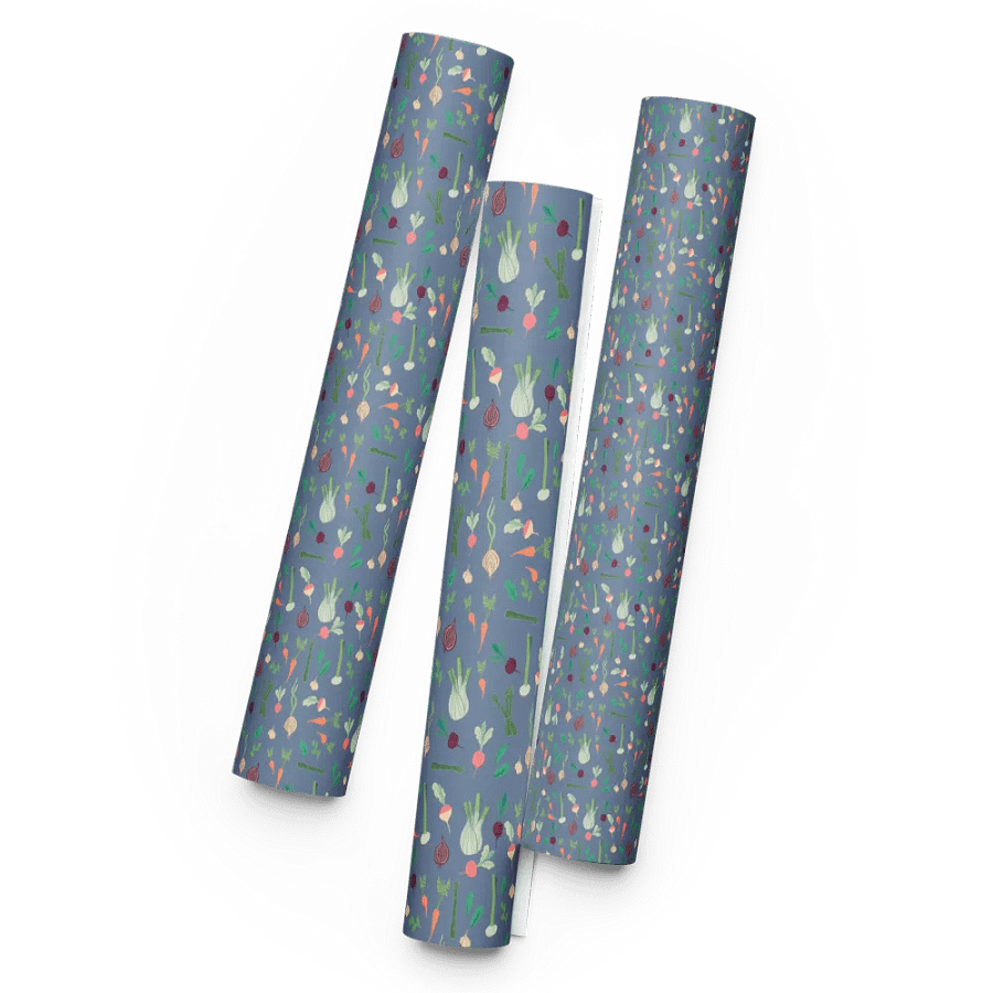 Summer Vegetable Patch Wrapping Paper product image (3)