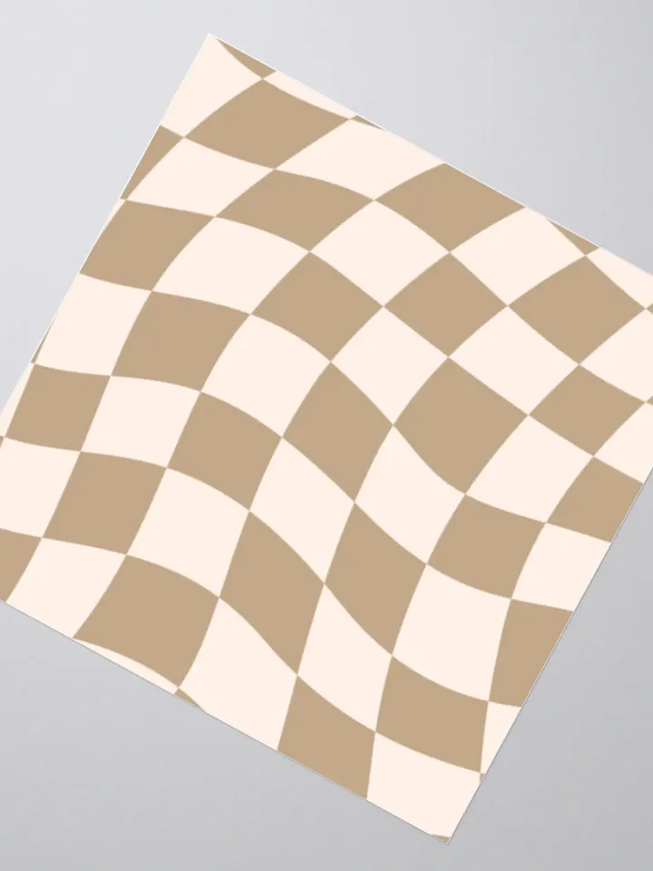 Brown preppy area sticker product image (6)