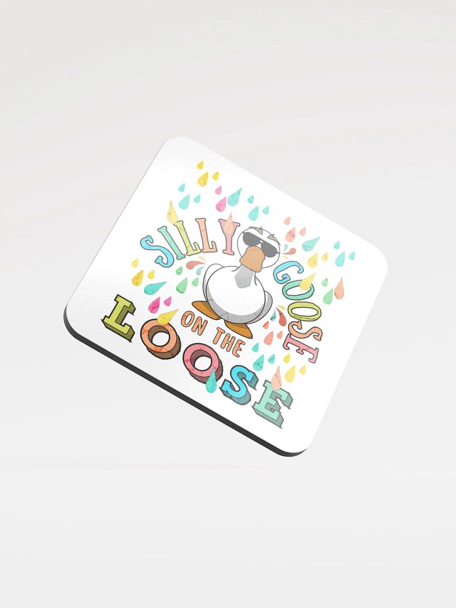 Silly Goose On The Loose Glossed Coaster product image (1)