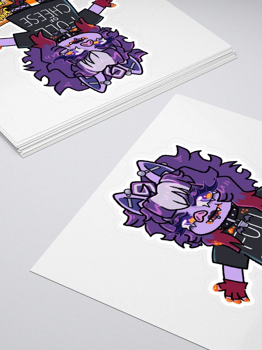 Trash Bat Char - skrunkly & full of cheese [sticker] product image (4)