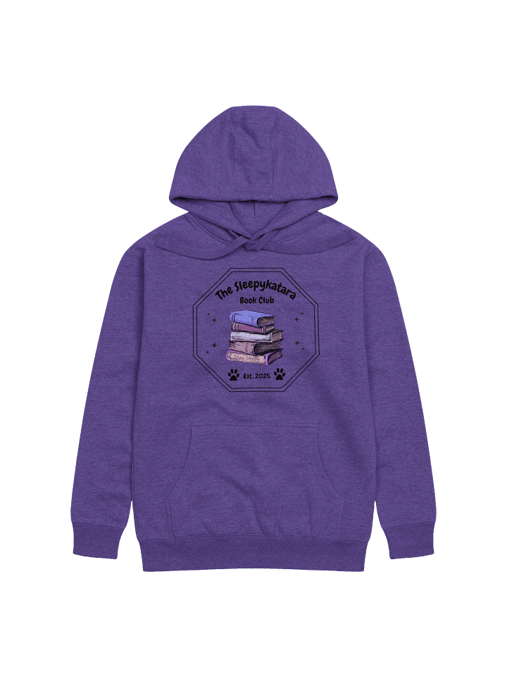 Book Club Hoodie Black Font product image (4)