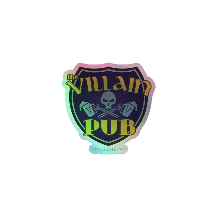 Villain Pub Holographic Sticker product image (1)