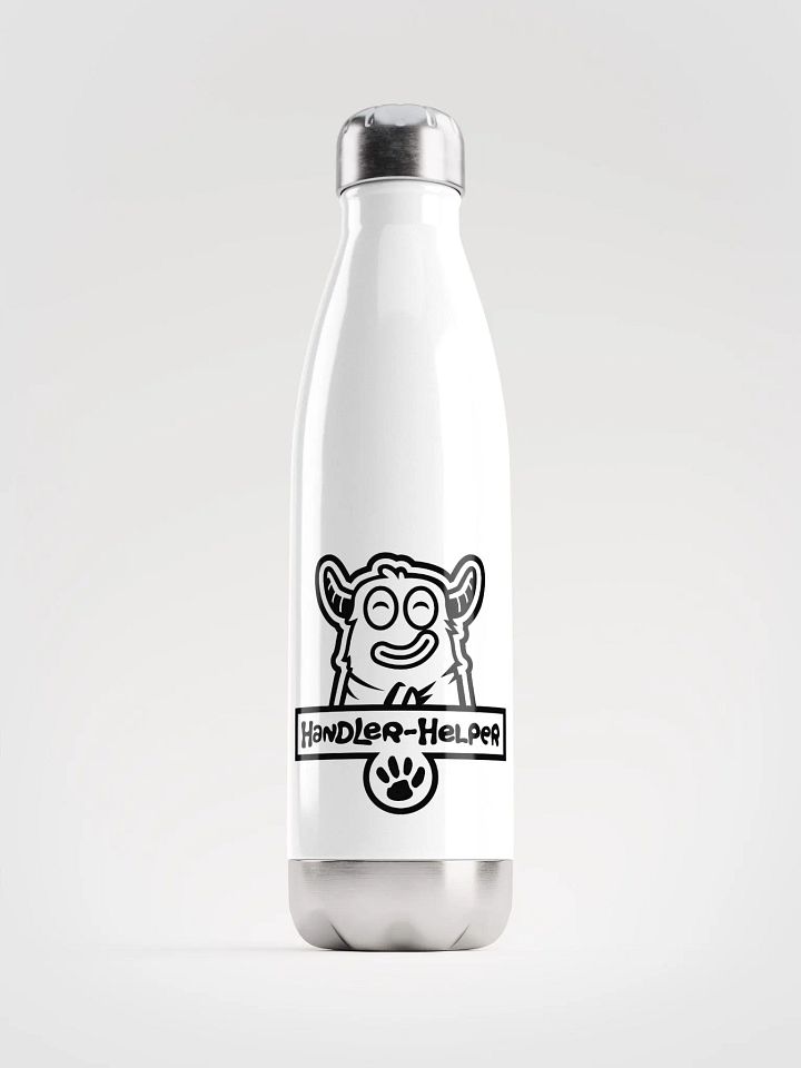 Handler-Helper Badge Black Logo Water Bottle product image (1)