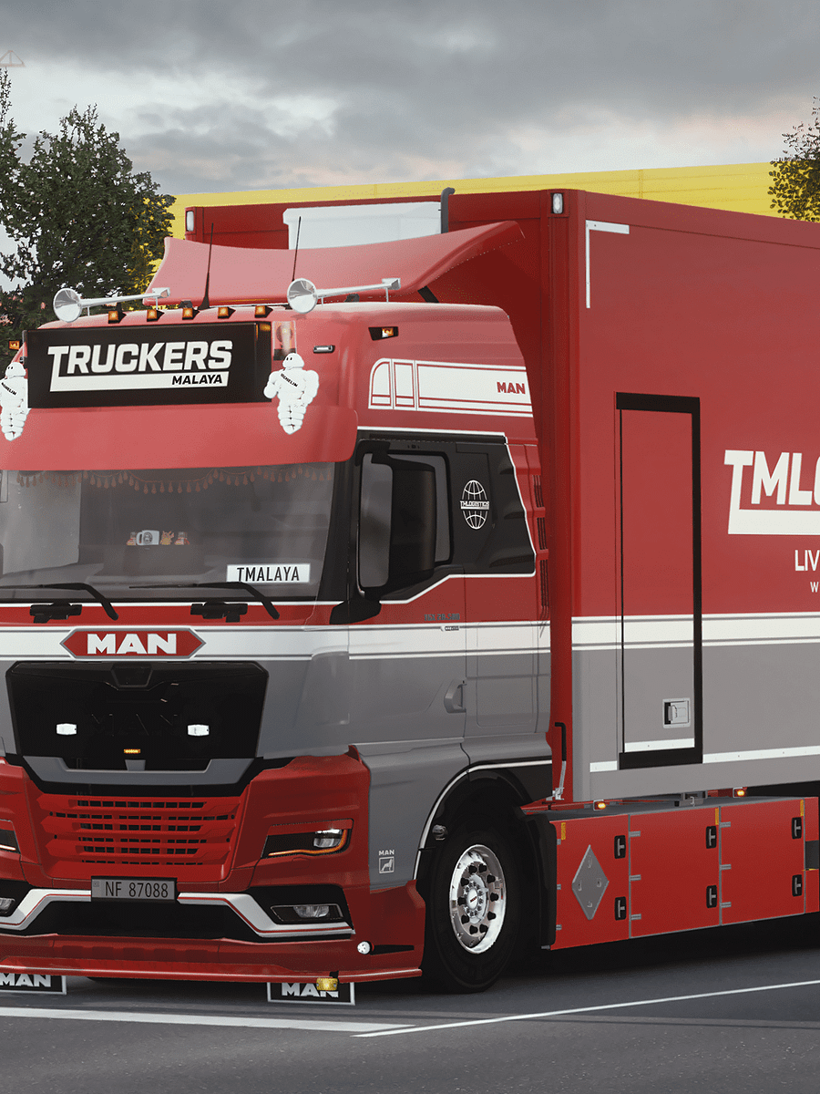 ETS2 - MAN TGX 2020 GN, GM, GX + Multicolor Skin (Gloss & matte color) for SCS & New RIGID & Trailer by KAST product image (8)