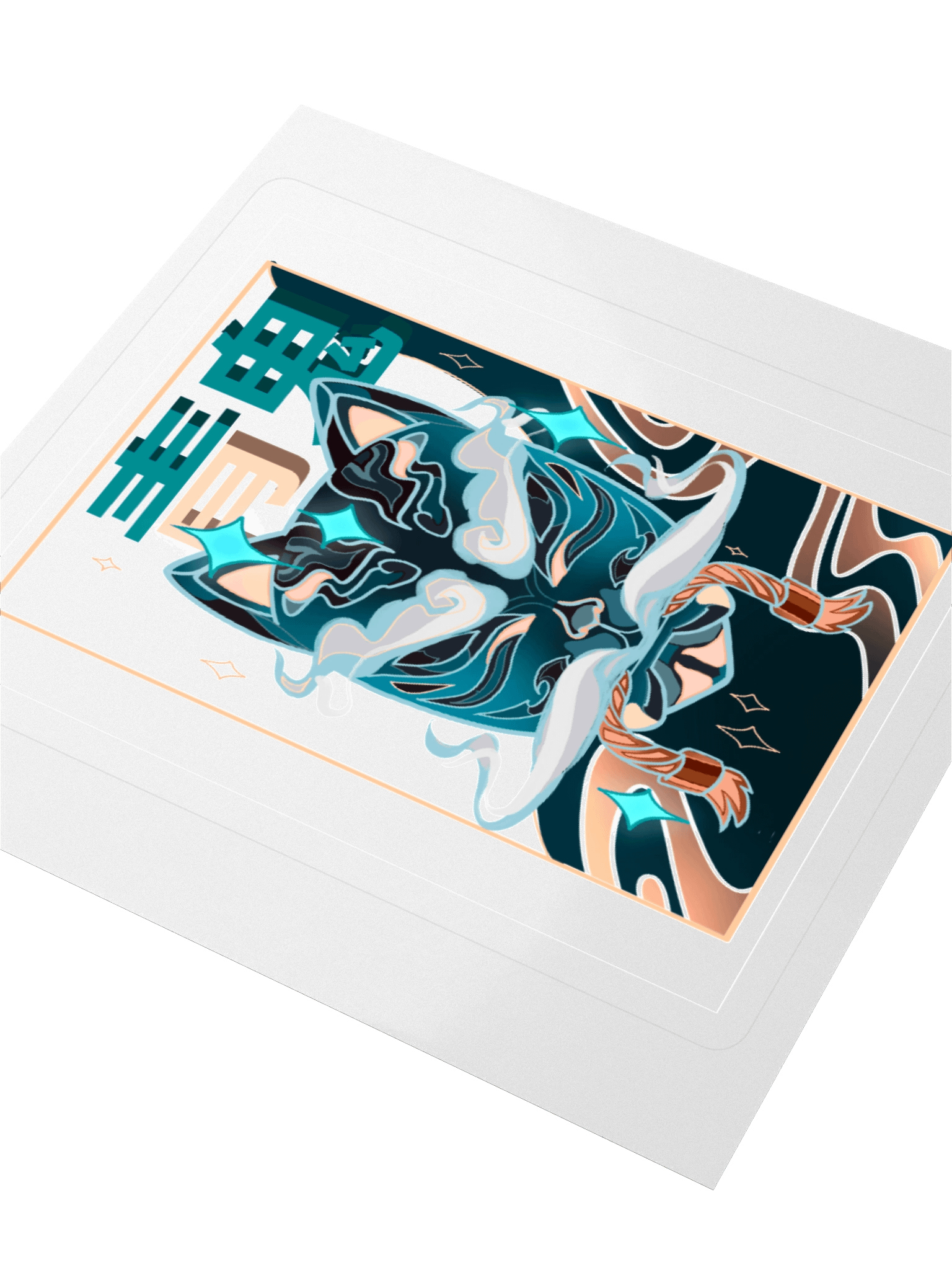 Blue Oni sticker product image (3)