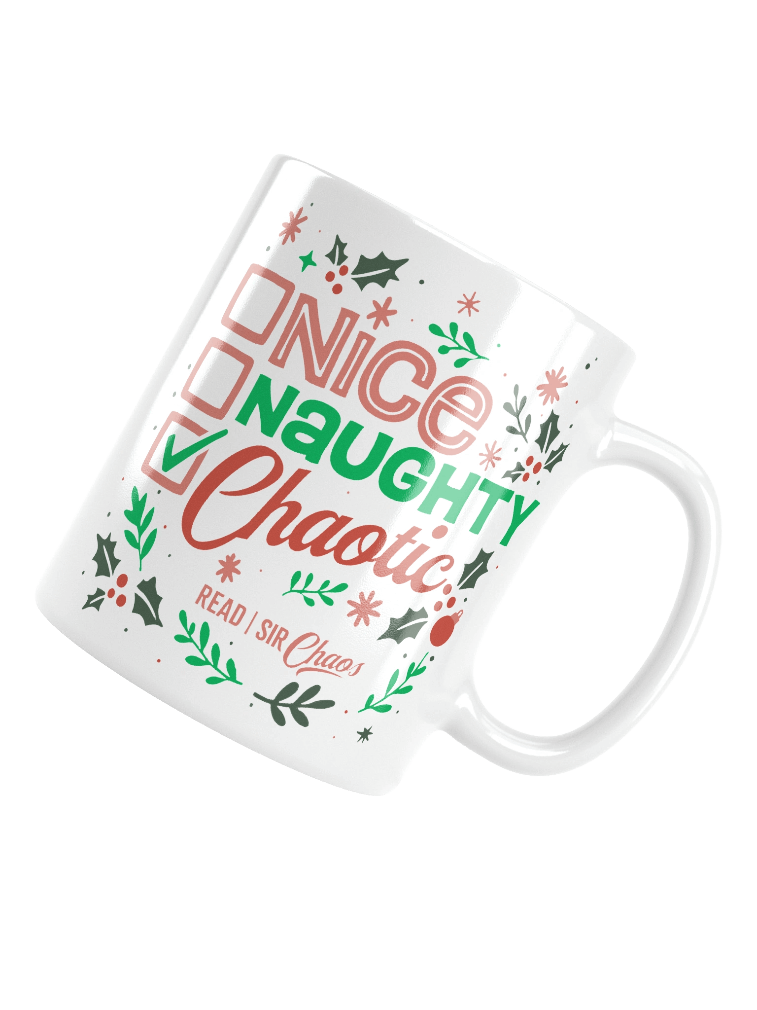 Nice, Naughty, Chaotic White Mug product image (13)