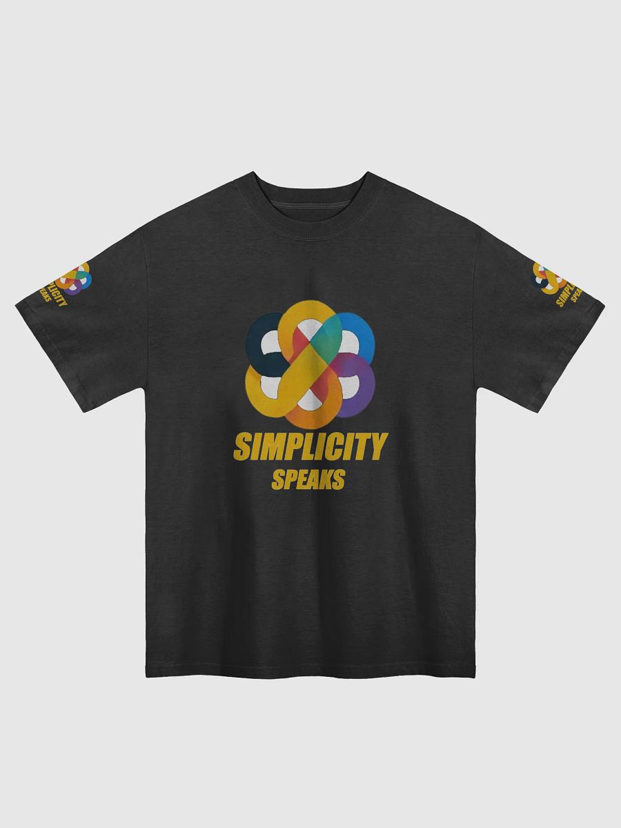 Simplicity Speaks Looped T-Shirt product image (4)
